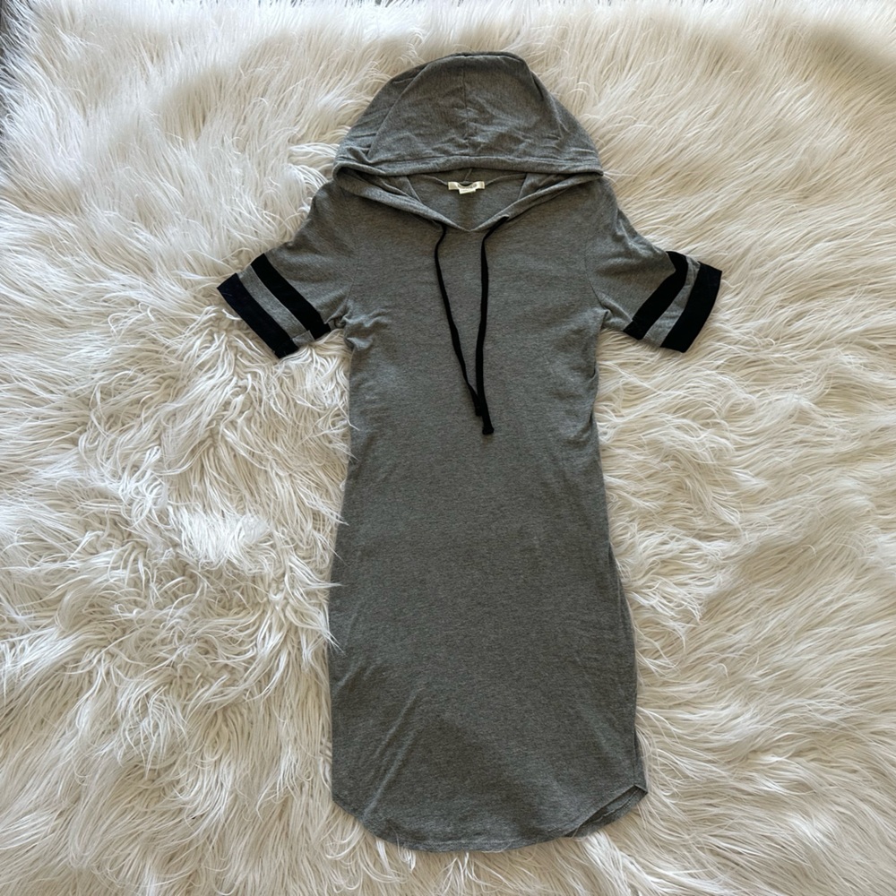 Cute grey T-shirt loungewear dress